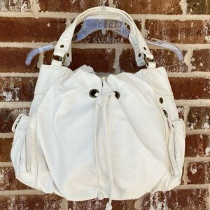 NWT Bueno White shoulder Handbag 2 strap